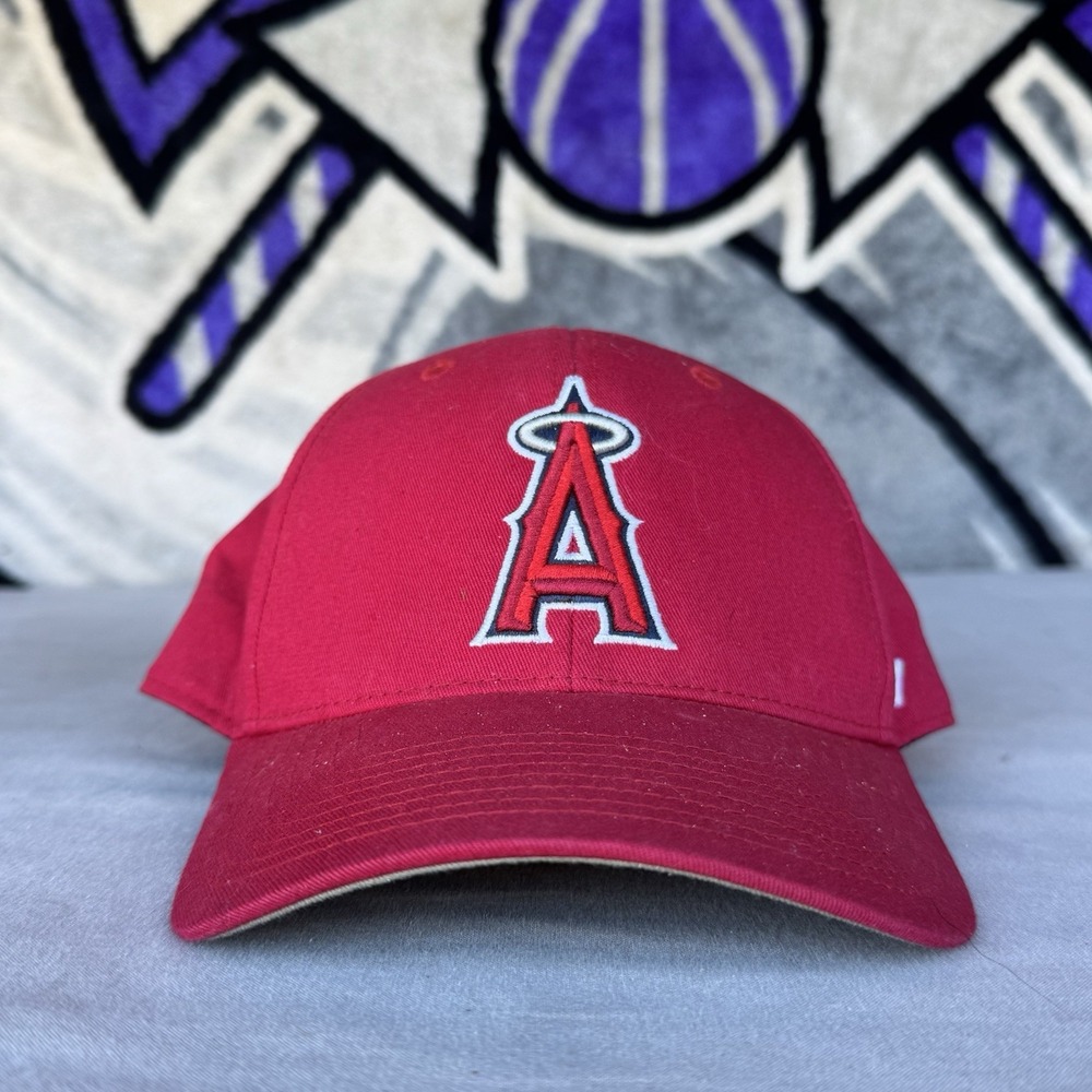 Los Angeles Angels "A" '47 Brand MLB Adjustable SnapBack Hat Red Cap